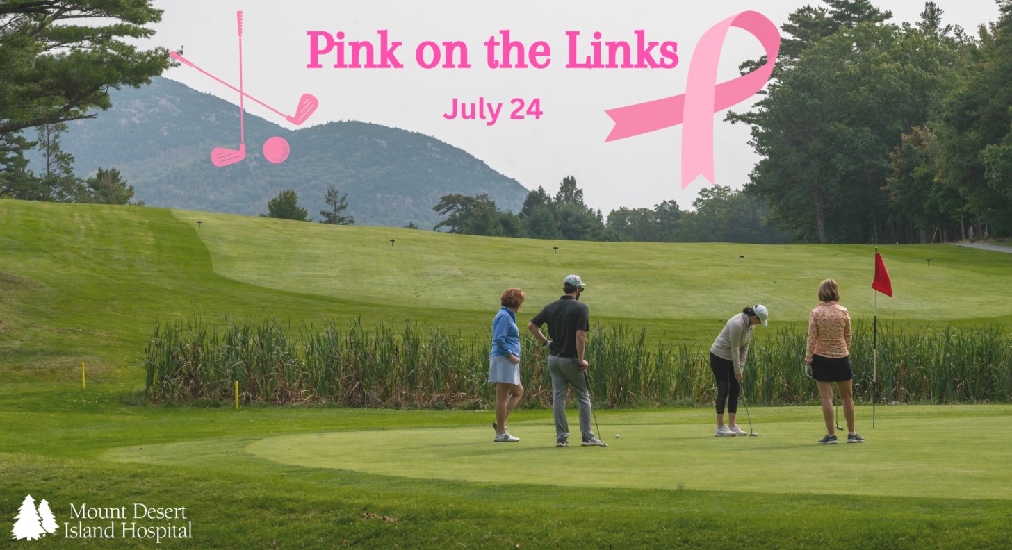 pink on the links