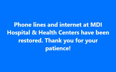 Phone Lines, Internet Systems Restored as of 1:00 pm 9/18/24